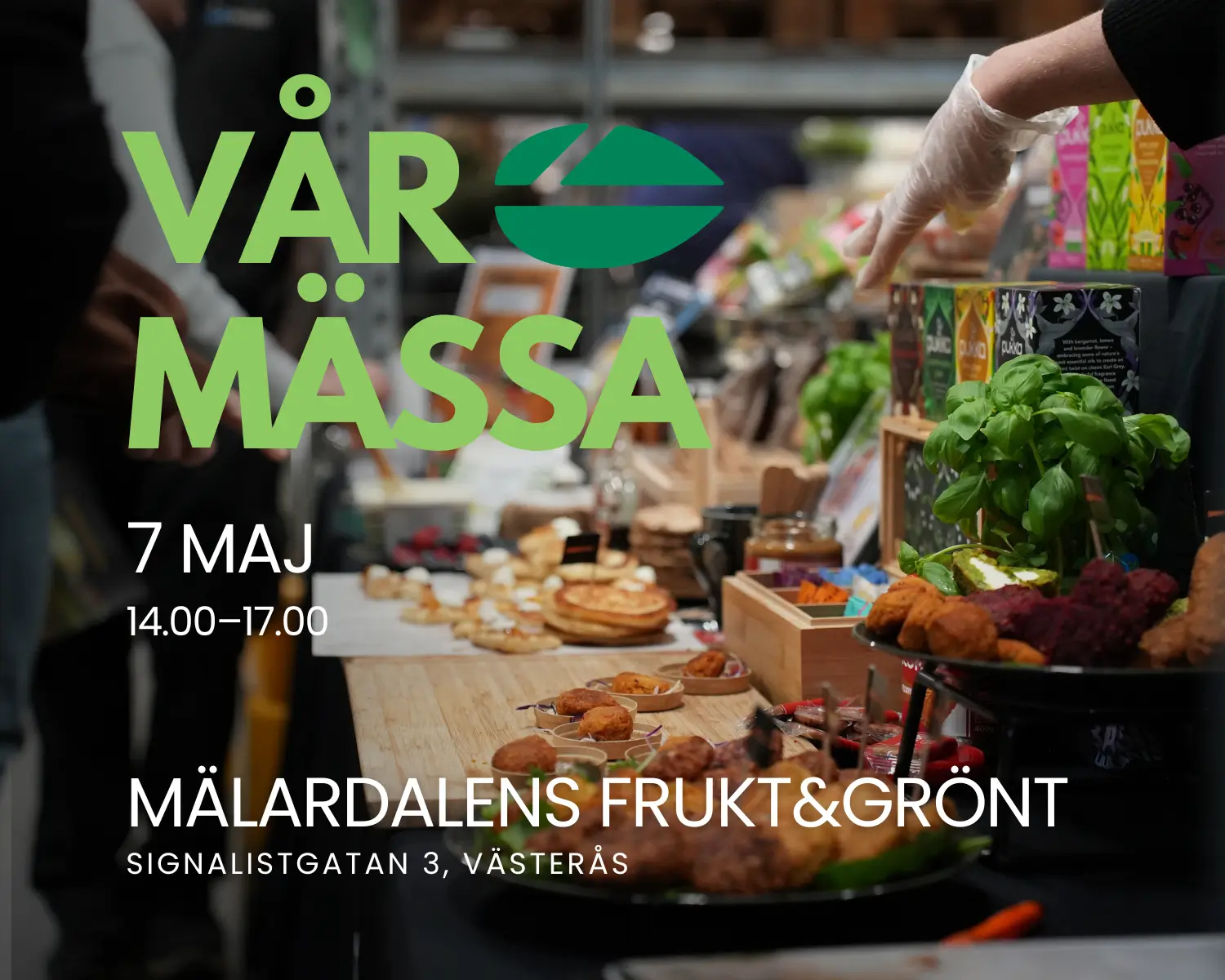 Vårmässa hos Mälardalens Frukt & Grönt - torsdagen 7 Maj kl.1400-17.00