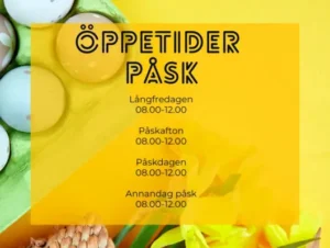 Öppettider i påsk